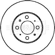 Borg & Beck BBD4958 - Jarrulevy inparts.fi