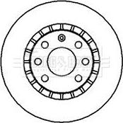 Borg & Beck BBD4904 - Jarrulevy inparts.fi