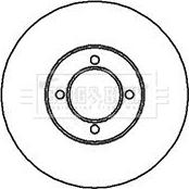 Borg & Beck BBD4902 - Jarrulevy inparts.fi