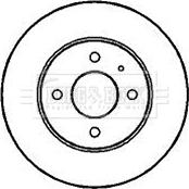 Borg & Beck BBD4926 - Jarrulevy inparts.fi