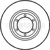 Borg & Beck BBD4921 - Jarrulevy inparts.fi