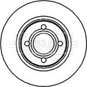 Borg & Beck BBD4970 - Jarrulevy inparts.fi