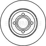 Borg & Beck BBD4971 - Jarrulevy inparts.fi