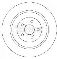 Borg & Beck BBD4440 - Jarrulevy inparts.fi