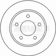 Borg & Beck BBD4448 - Jarrulevy inparts.fi