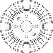 Borg & Beck BBD4442 - Jarrulevy inparts.fi