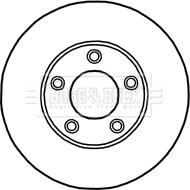 Borg & Beck BBD4447 - Jarrulevy inparts.fi