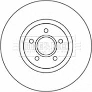 Borg & Beck BBD4454 - Jarrulevy inparts.fi