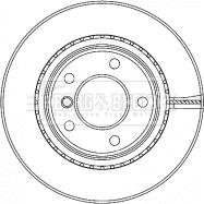 Borg & Beck BBD4467 - Jarrulevy inparts.fi