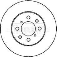 Borg & Beck BBD4401 - Jarrulevy inparts.fi