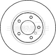 Borg & Beck BBD4407 - Jarrulevy inparts.fi