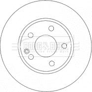 Borg & Beck BBD4484 - Jarrulevy inparts.fi