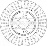 Borg & Beck BBD4481 - Jarrulevy inparts.fi