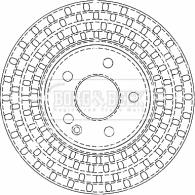 Borg & Beck BBD4488 - Jarrulevy inparts.fi