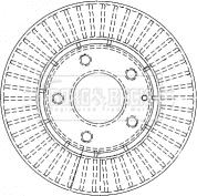 Borg & Beck BBD4483 - Jarrulevy inparts.fi