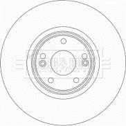 Borg & Beck BBD4438 - Jarrulevy inparts.fi