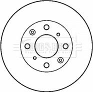 Borg & Beck BBD4423 - Jarrulevy inparts.fi