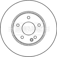 Borg & Beck BBD4470 - Jarrulevy inparts.fi