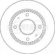 Borg & Beck BBD4478 - Jarrulevy inparts.fi