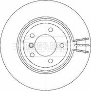 Borg & Beck BBD4472 - Jarrulevy inparts.fi