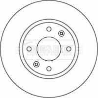 Borg & Beck BBD4592 - Jarrulevy inparts.fi