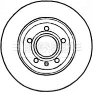 Borg & Beck BBD4545 - Jarrulevy inparts.fi