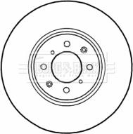 Borg & Beck BBD4564 - Jarrulevy inparts.fi