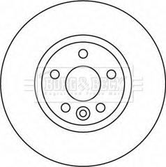 Borg & Beck BBD4567 - Jarrulevy inparts.fi