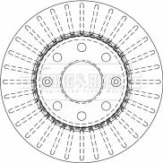 Borg & Beck BBD4510 - Jarrulevy inparts.fi