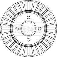 Borg & Beck BBD4518 - Jarrulevy inparts.fi