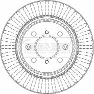 Borg & Beck BBD4512 - Jarrulevy inparts.fi