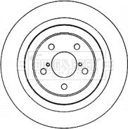 Borg & Beck BBD4581 - Jarrulevy inparts.fi