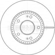 Borg & Beck BBD4524 - Jarrulevy inparts.fi