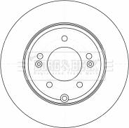 Borg & Beck BBD4525 - Jarrulevy inparts.fi