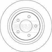 Borg & Beck BBD4522 - Jarrulevy inparts.fi