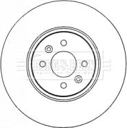 Borg & Beck BBD4572 - Jarrulevy inparts.fi