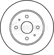 Borg & Beck BBD4698 - Jarrulevy inparts.fi