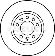 Borg & Beck BBD4697 - Jarrulevy inparts.fi