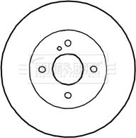 Borg & Beck BBD4649 - Jarrulevy inparts.fi