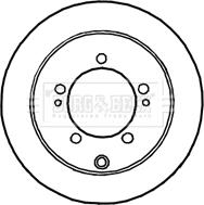 Borg & Beck BBD4644 - Jarrulevy inparts.fi