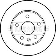 Borg & Beck BBD4641 - Jarrulevy inparts.fi