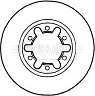 Borg & Beck BBD4648 - Jarrulevy inparts.fi