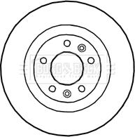 Borg & Beck BBD4669 - Jarrulevy inparts.fi