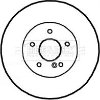 Borg & Beck BBD4663 - Jarrulevy inparts.fi