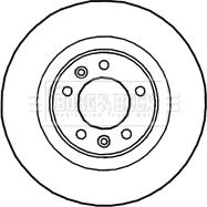 Borg & Beck BBD4667 - Jarrulevy inparts.fi