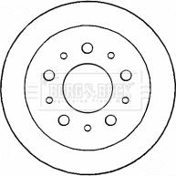 Borg & Beck BBD4609 - Jarrulevy inparts.fi