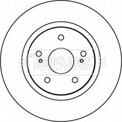 Borg & Beck BBD4607 - Jarrulevy inparts.fi