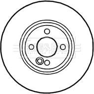 Borg & Beck BBD4617 - Jarrulevy inparts.fi