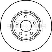 Borg & Beck BBD4689 - Jarrulevy inparts.fi