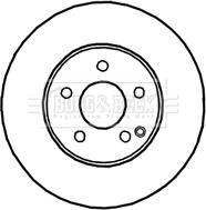 Borg & Beck BBD4629 - Jarrulevy inparts.fi